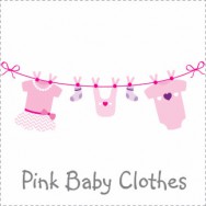 Pink Baby Clothesline